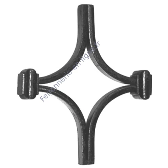 accessoire de ferronnerie, volute en fer forgé