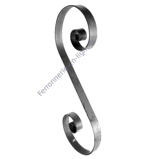 accessoire de ferronnerie, barreau en fer forgé