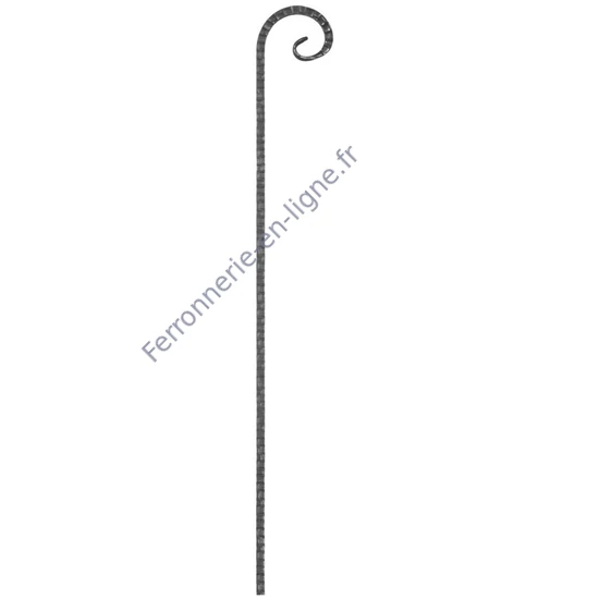 accessoire de ferronnerie, volute en fer forgé