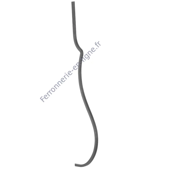 accessoire de ferronnerie, barreau en fer forgé