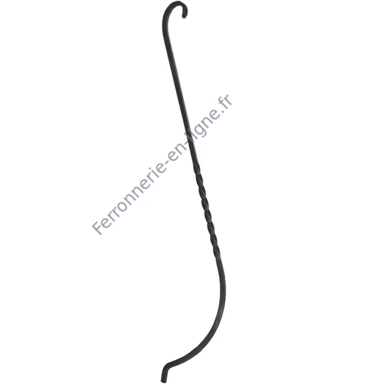 accessoire de ferronnerie, barreau en fer forgé