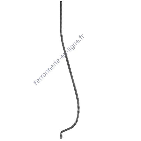 accessoire de ferronnerie, barreau en fer forgé