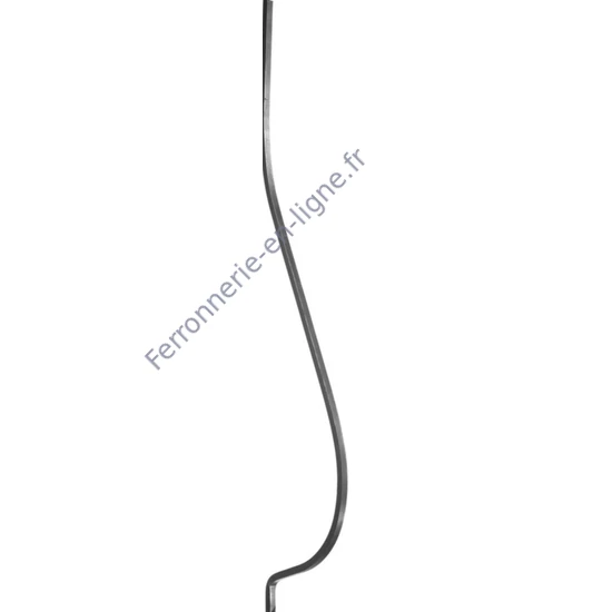accessoire de ferronnerie, barreau en fer forgé