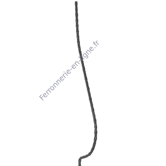 accessoire de ferronnerie, barreau en fer forgé