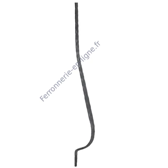 accessoire de ferronnerie, barreau en fer forgé