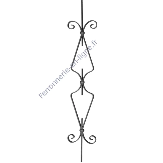 décoration en fer forgé, ornement en fer forgé