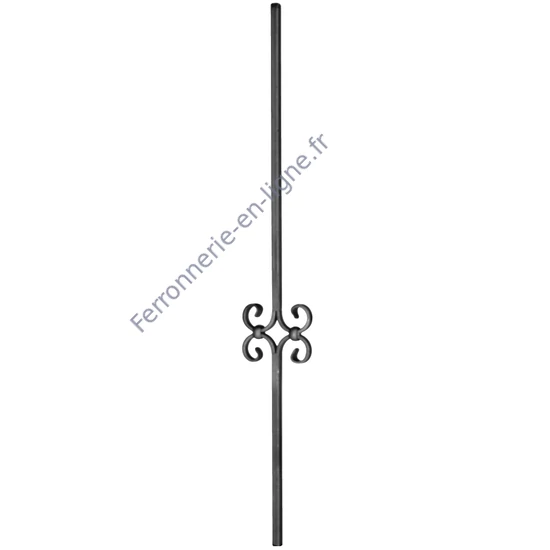accessoire de ferronnerie, barreau en fer forgé