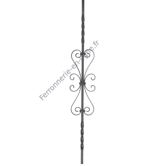 accessoire de ferronnerie, barreau en fer forgé