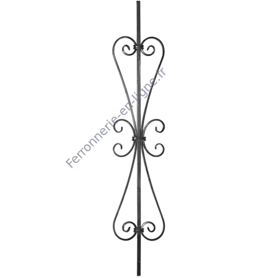accessoire de ferronnerie, barreau en fer forgé