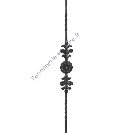 accessoire de ferronnerie, barreau en fer forgé