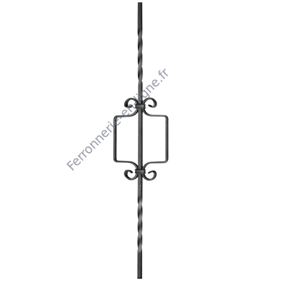 accessoire de ferronnerie, barreau en fer forgé