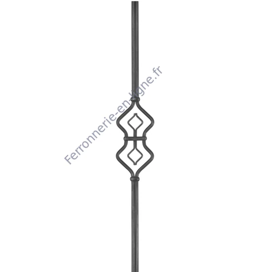 accessoire de ferronnerie, barreau en fer forgé