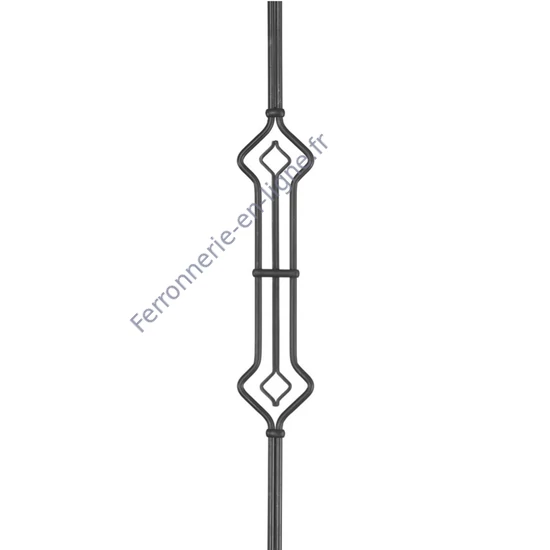 accessoire de ferronnerie, barreau en fer forgé