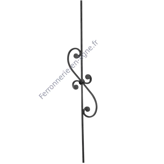 accessoire de ferronnerie, barreau en fer forgé