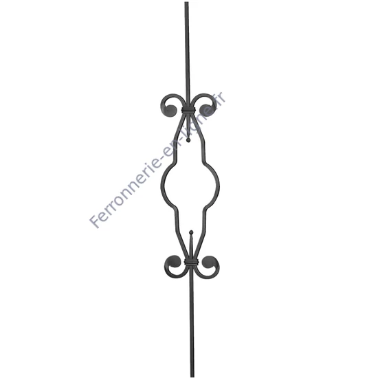 accessoire de ferronnerie, barreau en fer forgé