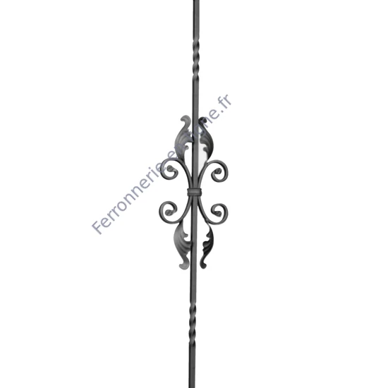 accessoire de ferronnerie, barreau en fer forgé