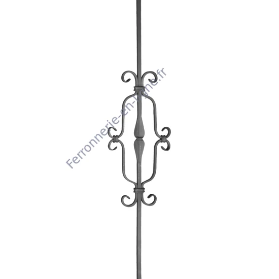 accessoire de ferronnerie, barreau en fer forgé