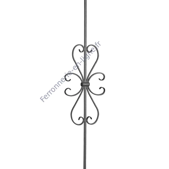 accessoire de ferronnerie, barreau en fer forgé