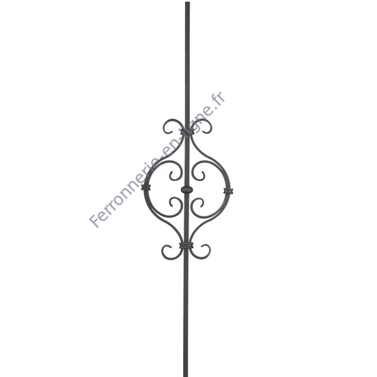 accessoire de ferronnerie, barreau en fer forgé