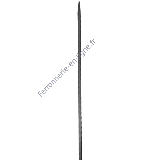 accessoire de ferronnerie, barreau en fer forgé