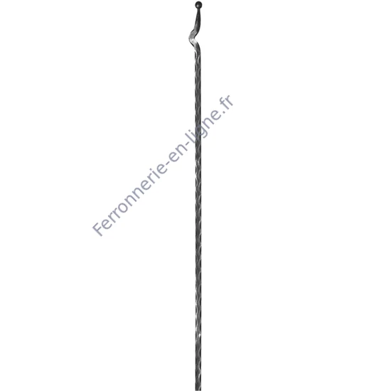 accessoire de ferronnerie, barreau en fer forgé