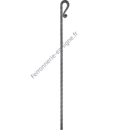 accessoire de ferronnerie, barreau en fer forgé