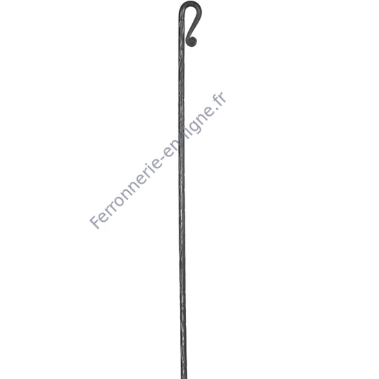 accessoire de ferronnerie, barreau en fer forgé