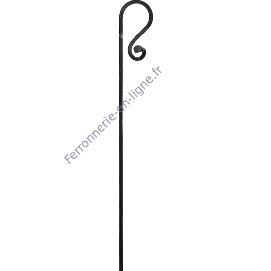 accessoire de ferronnerie, barreau en fer forgé