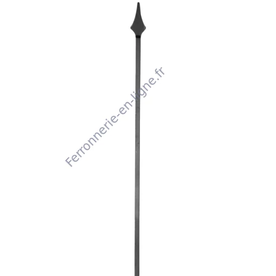 accessoire de ferronnerie, barreau en fer forgé