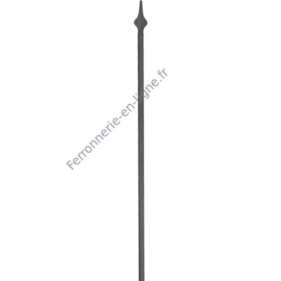 accessoire de ferronnerie, barreau en fer forgé
