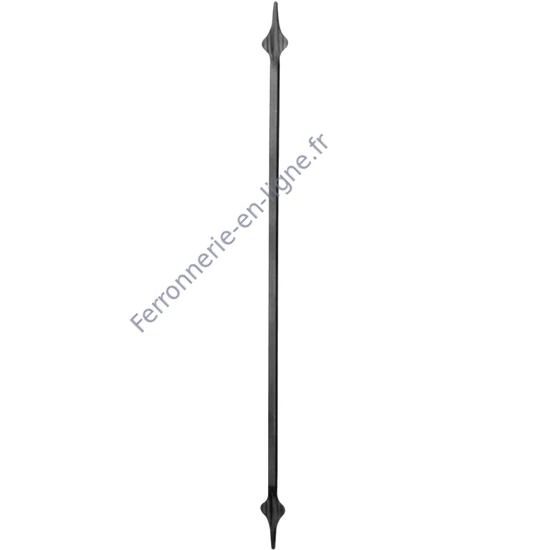 accessoire de ferronnerie, barreau en fer forgé