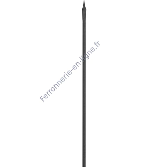 accessoire de ferronnerie, barreau en fer forgé