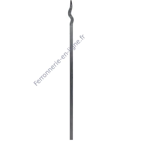 accessoire de ferronnerie, barreau en fer forgé