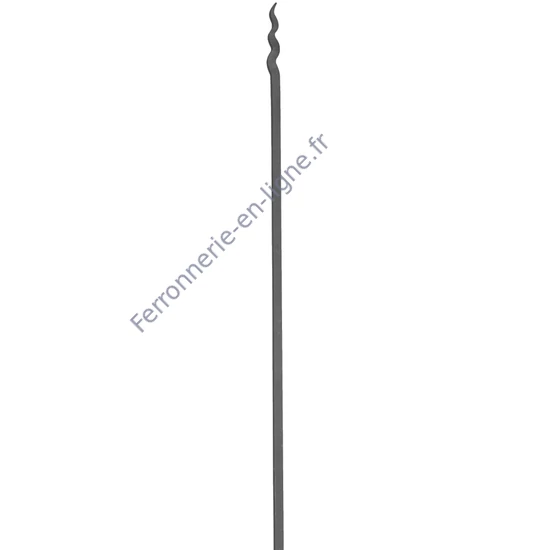 accessoire de ferronnerie, barreau en fer forgé