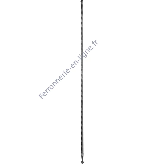 accessoire de ferronnerie, barreau en fer forgé