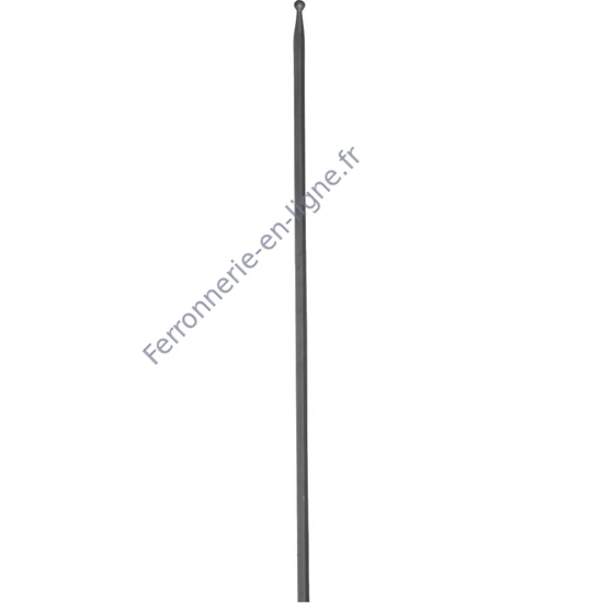accessoire de ferronnerie, barreau en fer forgé