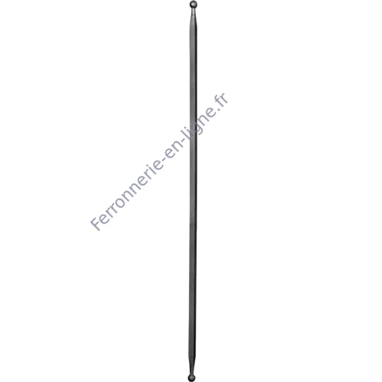 accessoire de ferronnerie, barreau en fer forgé