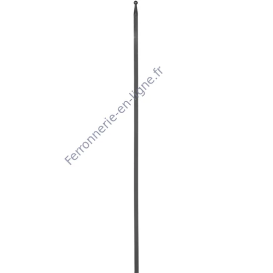 accessoire de ferronnerie, barreau en fer forgé
