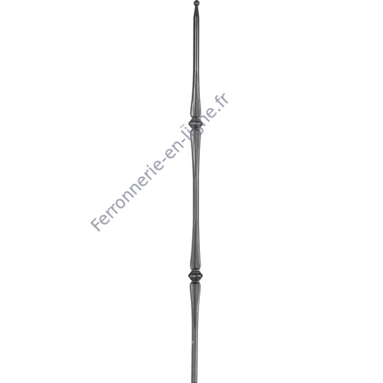 accessoire de ferronnerie, barreau en fer forgé