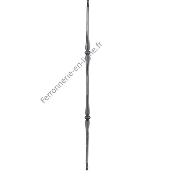 accessoire de ferronnerie, barreau en fer forgé