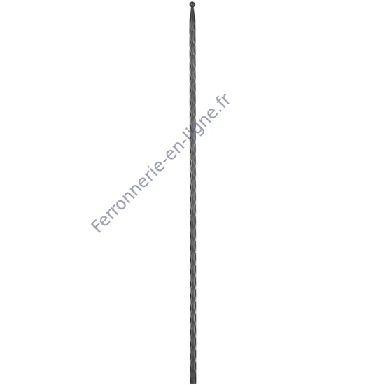accessoire de ferronnerie, barreau en fer forgé