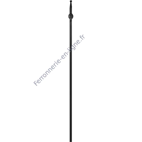 accessoire de ferronnerie, barreau en fer forgé