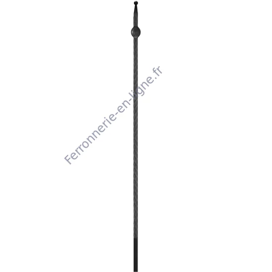 accessoire de ferronnerie, barreau en fer forgé