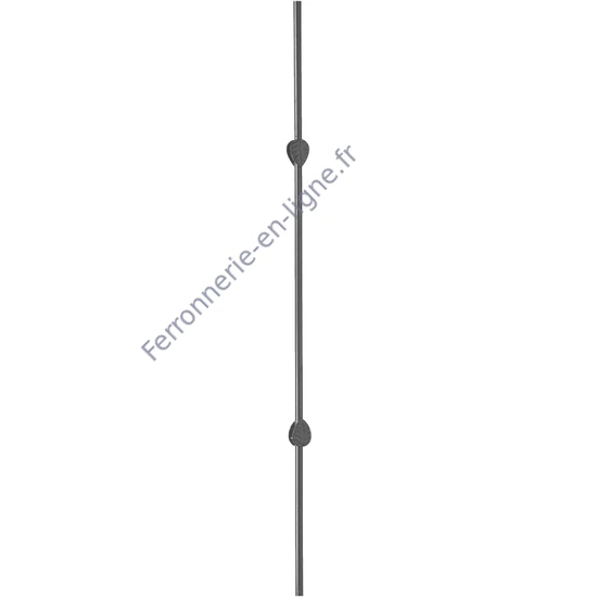 accessoire de ferronnerie, barreau en fer forgé