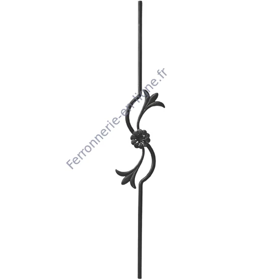 accessoire de ferronnerie, barreau en fer forgé
