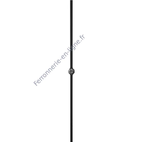 accessoire de ferronnerie, barreau en fer forgé