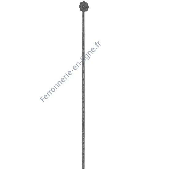 accessoire de ferronnerie, barreau en fer forgé