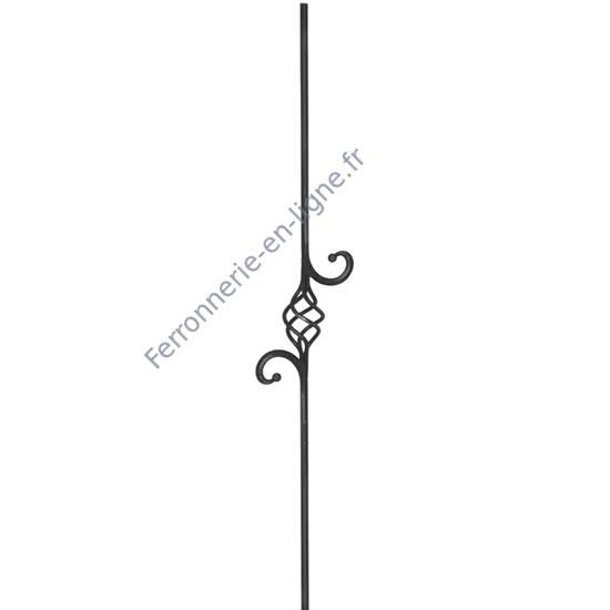 accessoire de ferronnerie, barreau en fer forgé