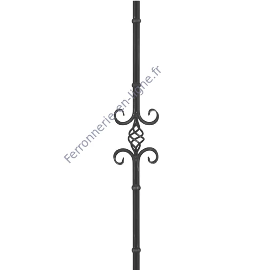 accessoire de ferronnerie, barreau en fer forgé