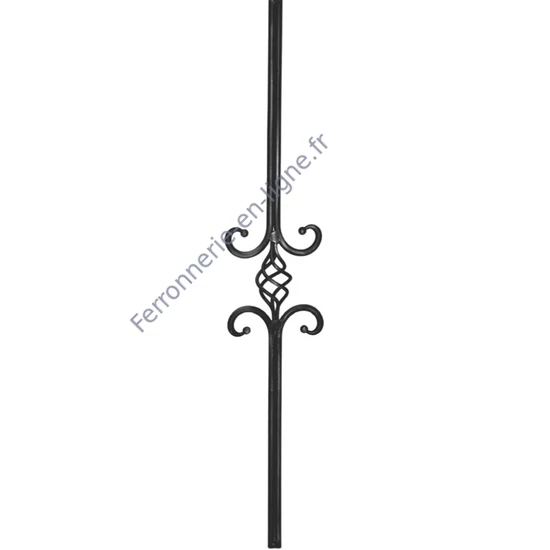 accessoire de ferronnerie, barreau en fer forgé